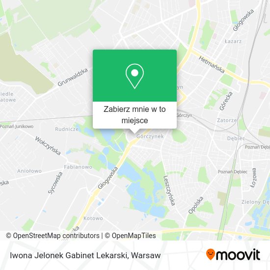 Mapa Iwona Jelonek Gabinet Lekarski