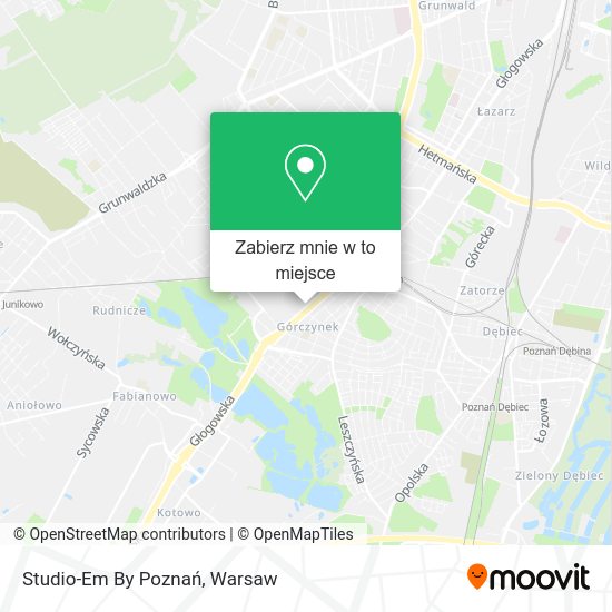 Mapa Studio-Em By Poznań