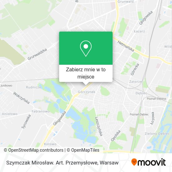 Mapa Szymczak Mirosław. Art. Przemysłowe