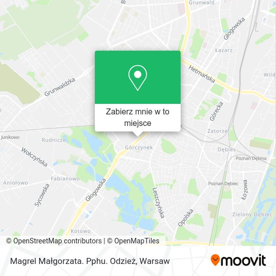 Mapa Magrel Małgorzata. Pphu. Odzież