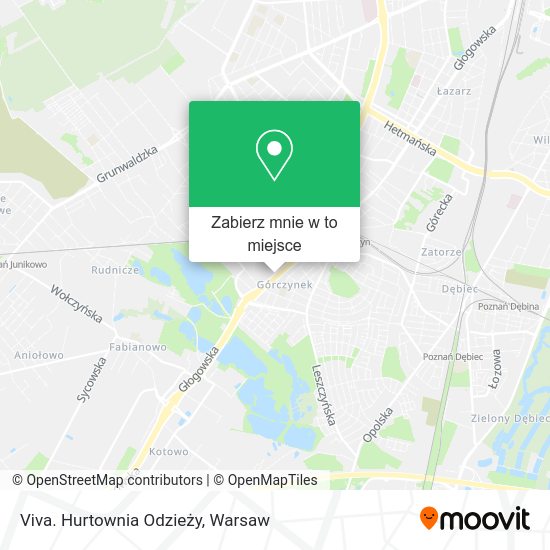 Mapa Viva. Hurtownia Odzieży