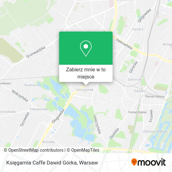 Mapa Księgarnia Caffe Dawid Górka