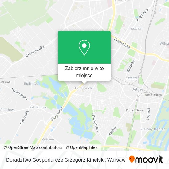 Mapa Doradztwo Gospodarcze Grzegorz Kinelski