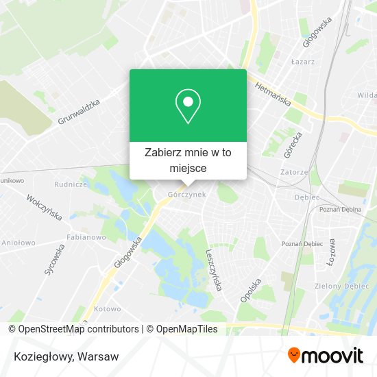 Mapa Koziegłowy