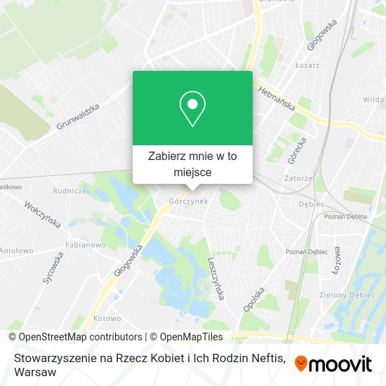 Mapa Stowarzyszenie na Rzecz Kobiet i Ich Rodzin Neftis