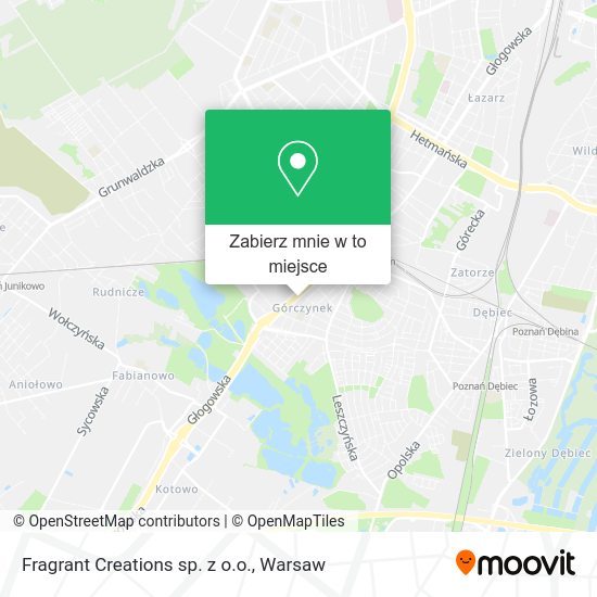 Mapa Fragrant Creations sp. z o.o.