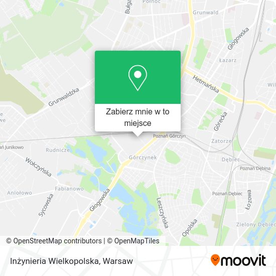 Mapa Inżynieria Wielkopolska