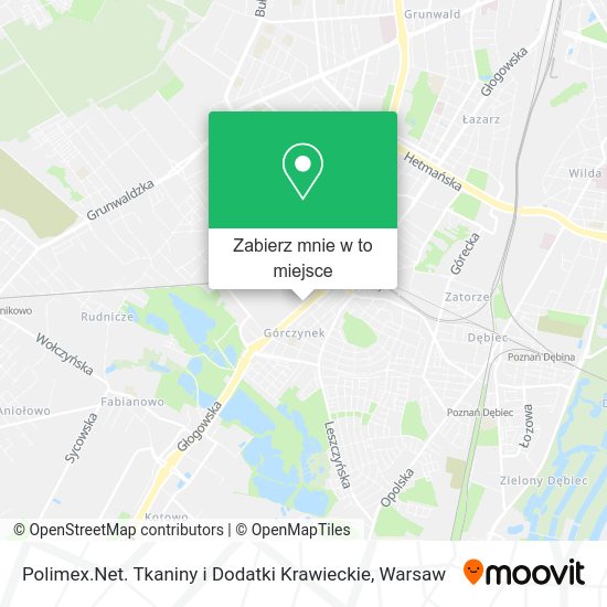 Mapa Polimex.Net. Tkaniny i Dodatki Krawieckie