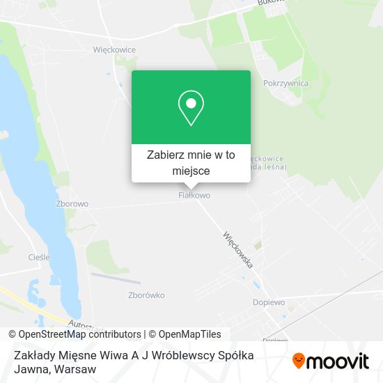 Mapa Zakłady Mięsne Wiwa A J Wróblewscy Spółka Jawna