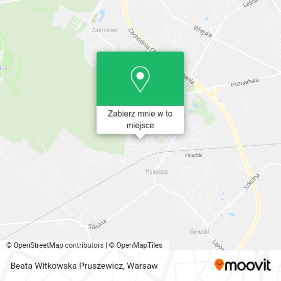 Mapa Beata Witkowska Pruszewicz