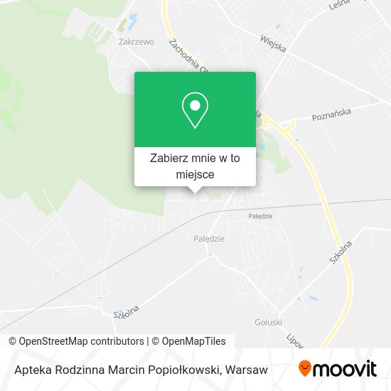 Mapa Apteka Rodzinna Marcin Popiołkowski