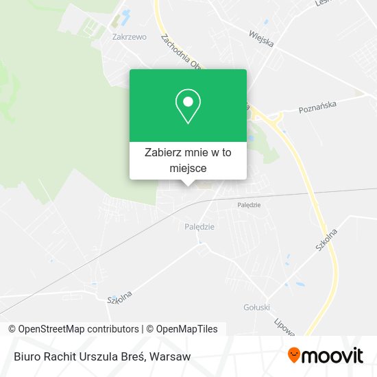 Mapa Biuro Rachit Urszula Breś