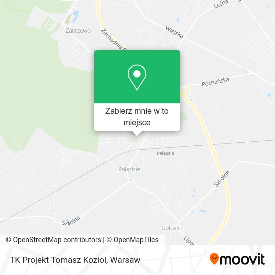 Mapa TK Projekt Tomasz Koziol