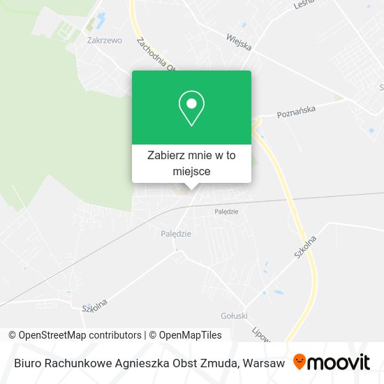 Mapa Biuro Rachunkowe Agnieszka Obst Zmuda