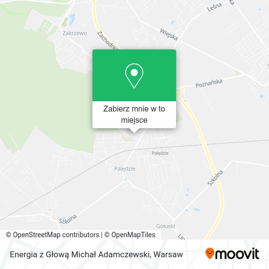 Mapa Energia z Głową Michał Adamczewski