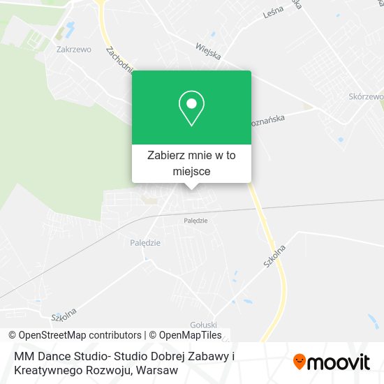 Mapa MM Dance Studio- Studio Dobrej Zabawy i Kreatywnego Rozwoju