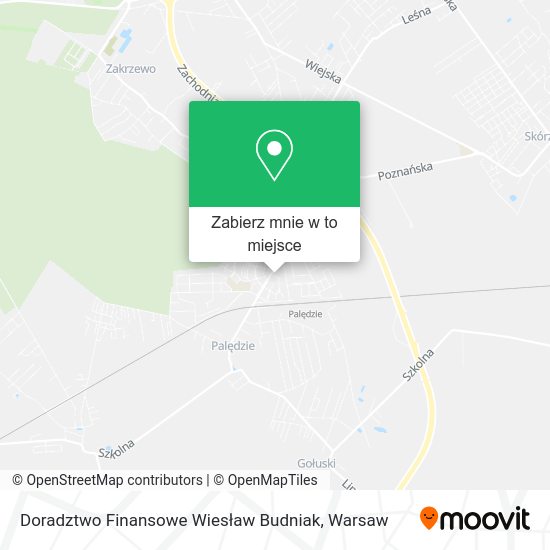 Mapa Doradztwo Finansowe Wiesław Budniak