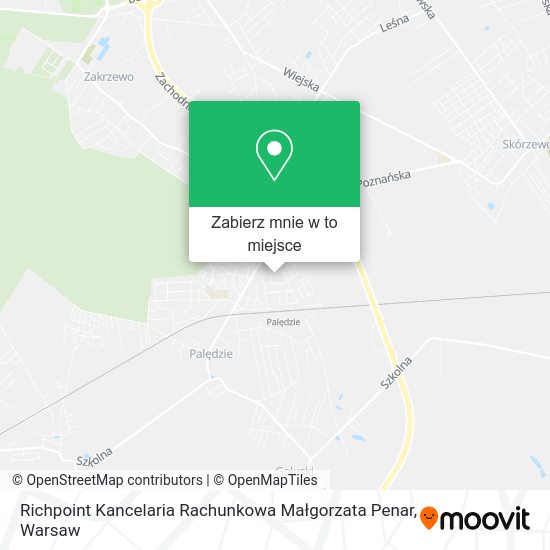 Mapa Richpoint Kancelaria Rachunkowa Małgorzata Penar