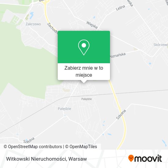 Mapa Witkowski Nieruchomości