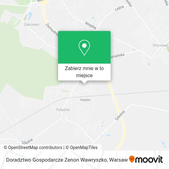 Mapa Doradztwo Gospodarcze Zenon Wawryszko