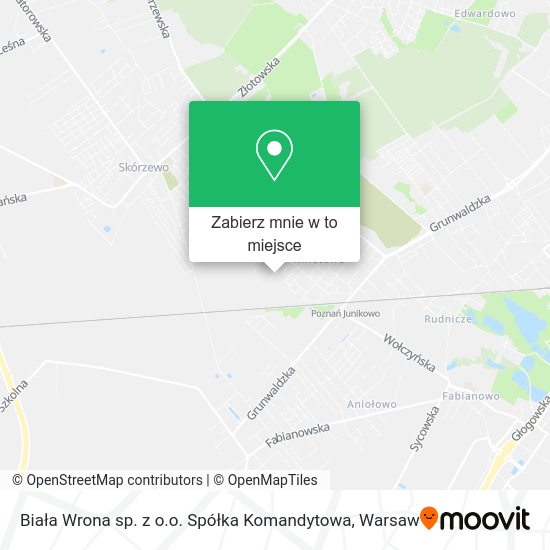 Mapa Biała Wrona sp. z o.o. Spółka Komandytowa