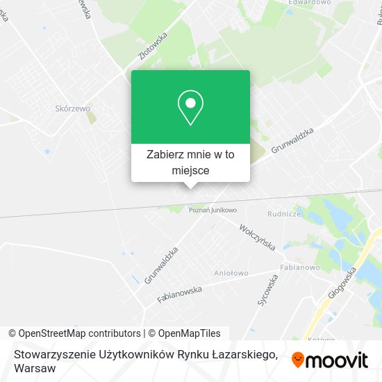 Mapa Stowarzyszenie Użytkowników Rynku Łazarskiego