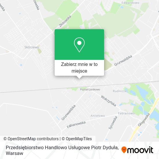 Mapa Przedsiębiorstwo Handlowo Usługowe Piotr Dyduła