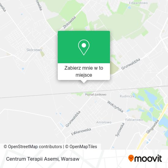 Mapa Centrum Terapii Asemi