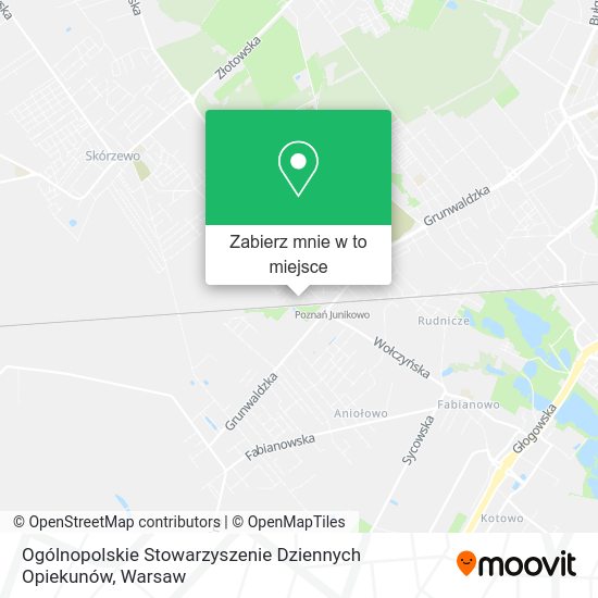 Mapa Ogólnopolskie Stowarzyszenie Dziennych Opiekunów