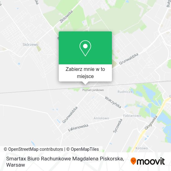 Mapa Smartax Biuro Rachunkowe Magdalena Piskorska