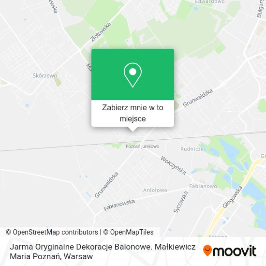 Mapa Jarma Oryginalne Dekoracje Balonowe. Małkiewicz Maria Poznań