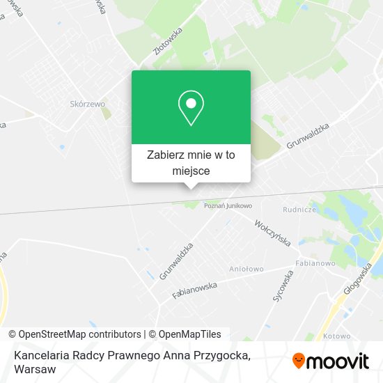 Mapa Kancelaria Radcy Prawnego Anna Przygocka