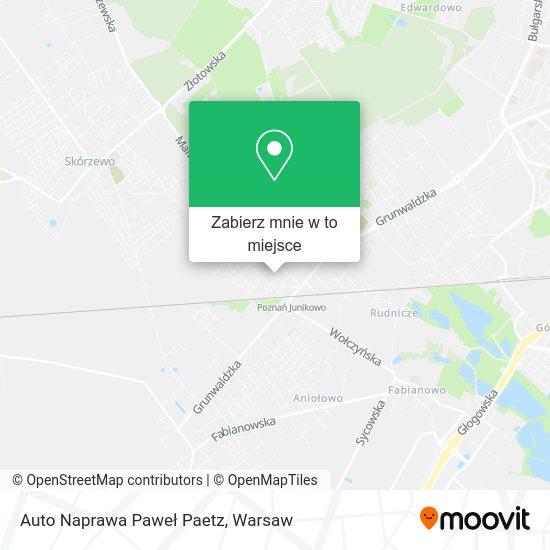 Mapa Auto Naprawa Paweł Paetz