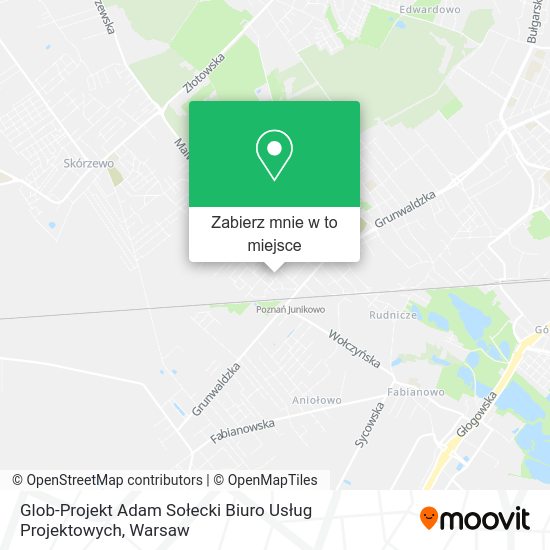 Mapa Glob-Projekt Adam Sołecki Biuro Usług Projektowych
