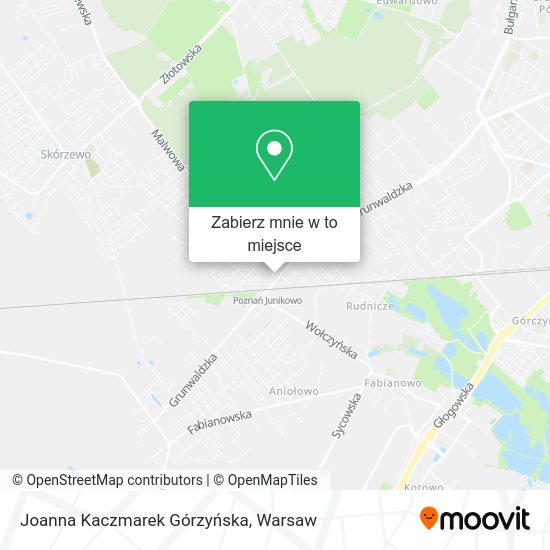 Mapa Joanna Kaczmarek Górzyńska