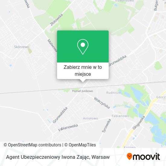 Mapa Agent Ubezpieczeniowy Iwona Zając