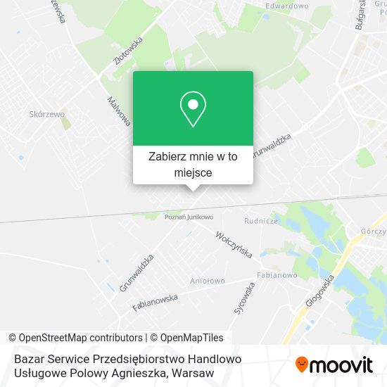 Mapa Bazar Serwice Przedsiębiorstwo Handlowo Usługowe Polowy Agnieszka