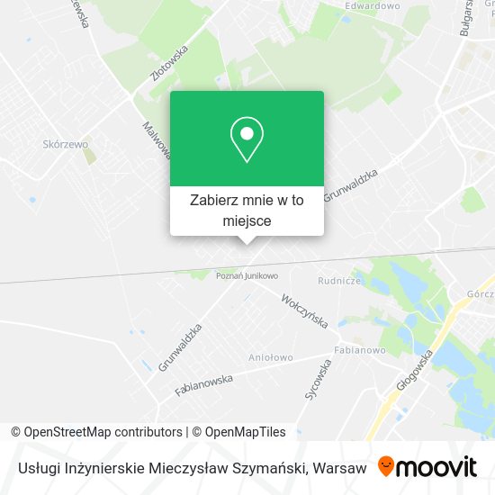 Mapa Usługi Inżynierskie Mieczysław Szymański