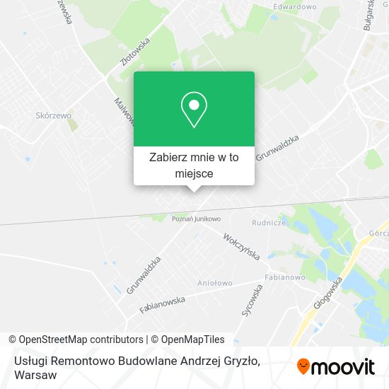 Mapa Usługi Remontowo Budowlane Andrzej Gryzło