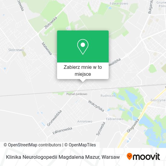 Mapa Klinika Neurologopedii Magdalena Mazur