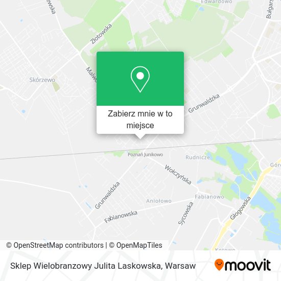 Mapa Sklep Wielobranzowy Julita Laskowska