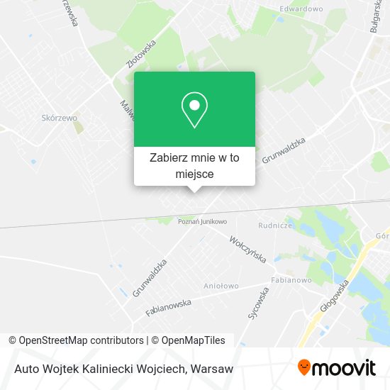 Mapa Auto Wojtek Kaliniecki Wojciech