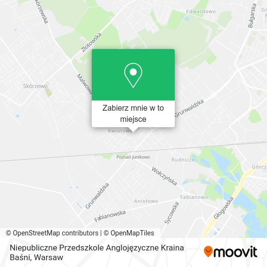 Mapa Niepubliczne Przedszkole Anglojęzyczne Kraina Baśni