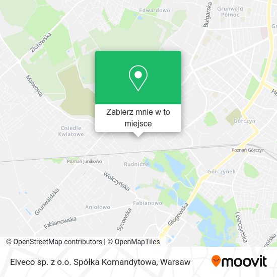 Mapa Elveco sp. z o.o. Spółka Komandytowa