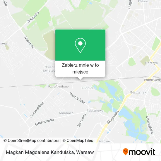 Mapa Magkan Magdalena Kandulska