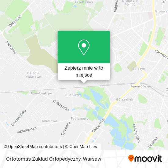 Mapa Ortotomas Zakład Ortopedyczny