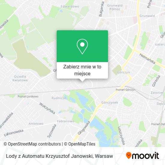 Mapa Lody z Automatu Krzyusztof Janowski