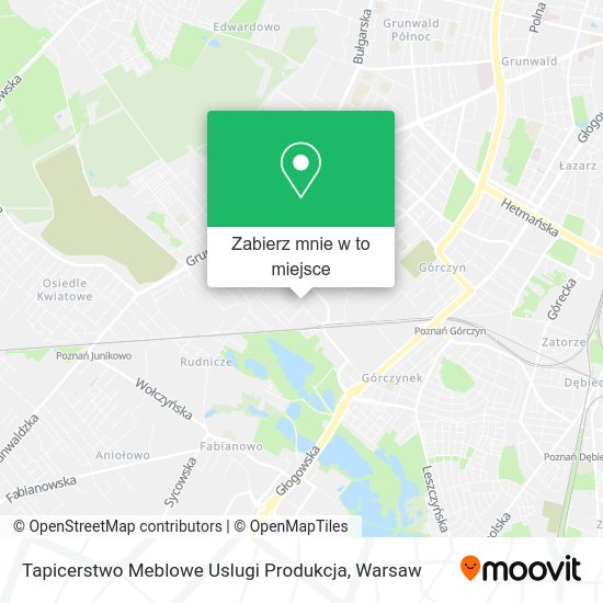 Mapa Tapicerstwo Meblowe Uslugi Produkcja