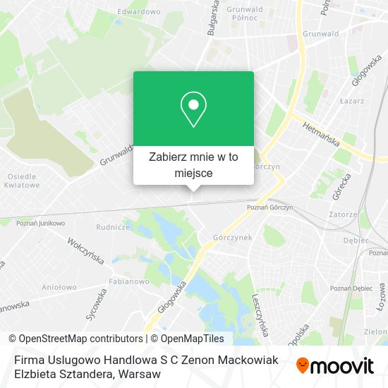 Mapa Firma Uslugowo Handlowa S C Zenon Mackowiak Elzbieta Sztandera