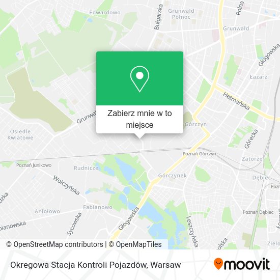 Mapa Okregowa Stacja Kontroli Pojazdów